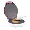 Beper - Aparat pentru vafe 2 în 1 1000 W/230 V roșu