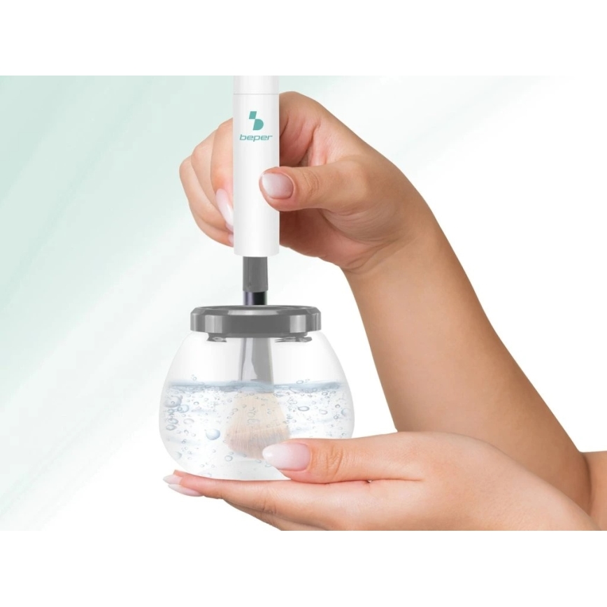 Beper - Curățător pentru pensule de machiaj, 2xAAA