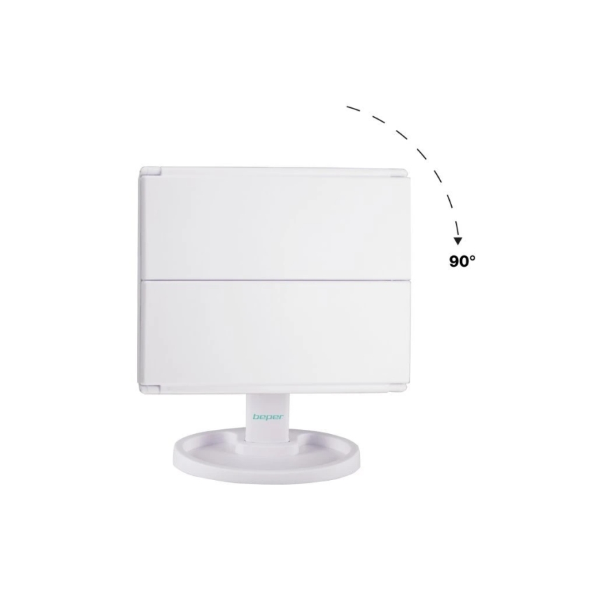 Beper - Oglindă cosmetică cu iluminare LED, 4xAAA/5V