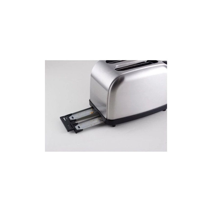 Beper - Prăjitor de pâine cu 2 fante 900W/230V inox