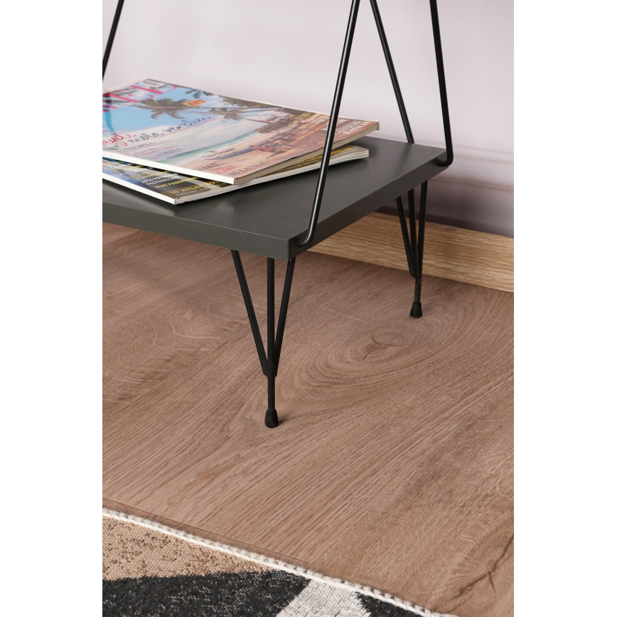 Bibliotecă BALABAN 165x48 cm antracit/neagră