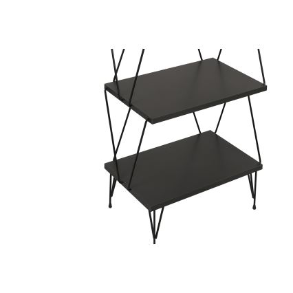 Bibliotecă BALABAN 165x48 cm antracit/neagră