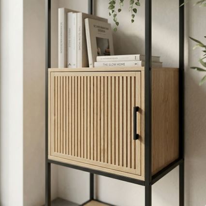 Bibliotecă BAZO, 43 x 153 cm, maro