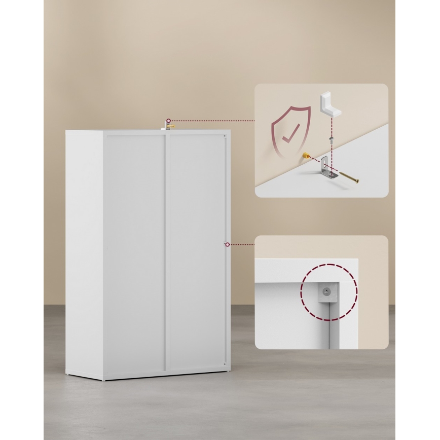 Bibliotecă DOVARO albă