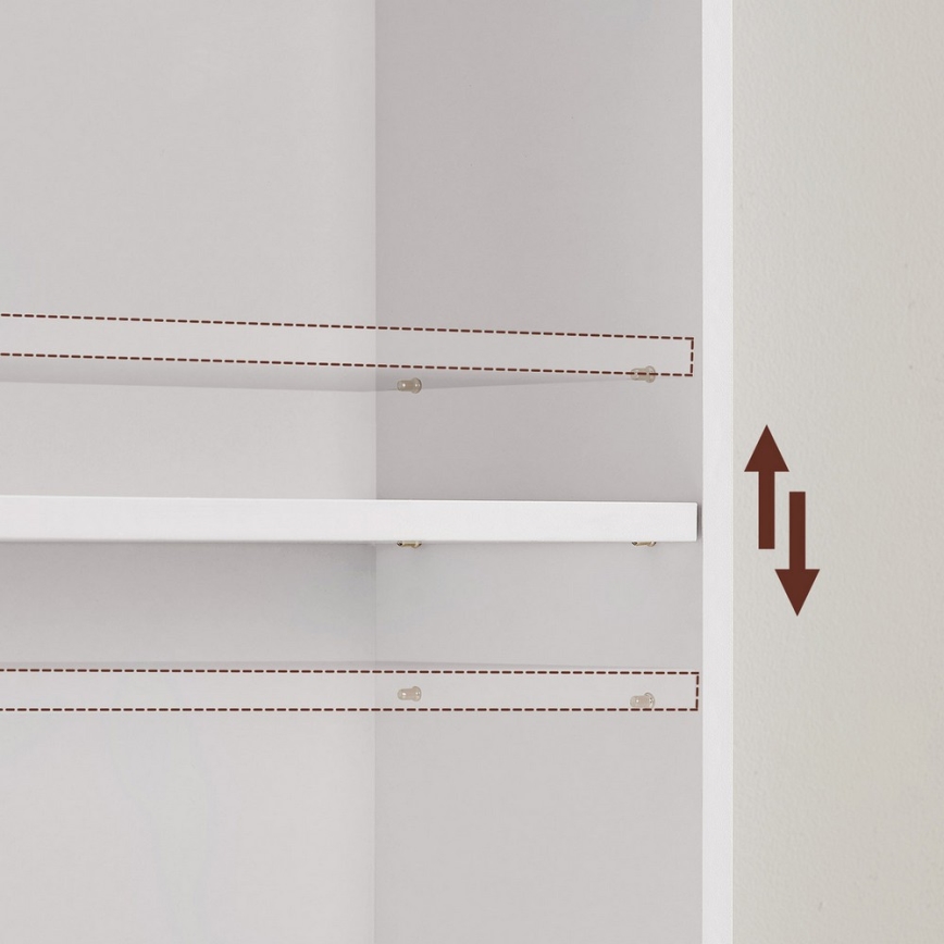 Bibliotecă DOVARO albă