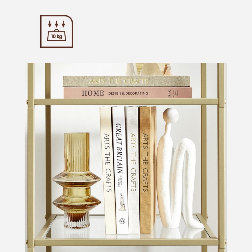 Bibliotecă GLASY aurie