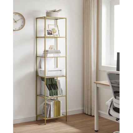 Bibliotecă GLASY aurie