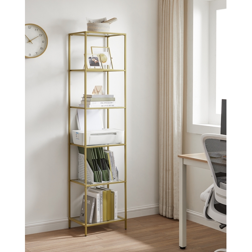 Bibliotecă GLASY aurie