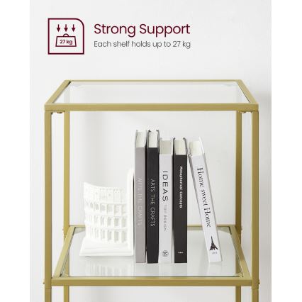 Bibliotecă GLASY aurie