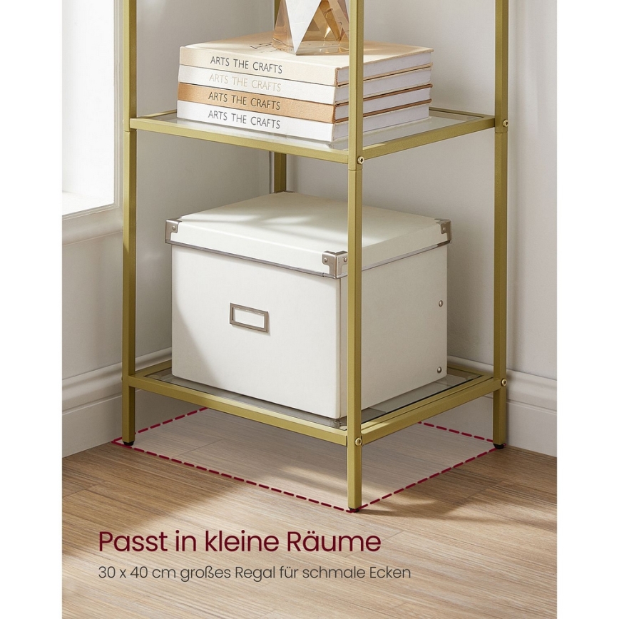 Bibliotecă GLASY aurie