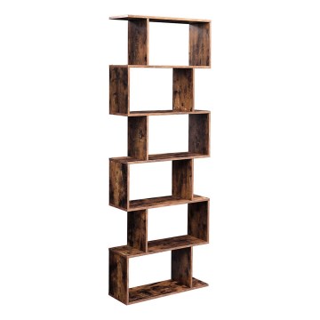 Bibliotecă LIVARO, maro