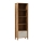 Bibliotecă MENTA 66x200x37 cm stejar wotan/gri