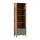 Bibliotecă MENTA 66x200x37 cm stejar Wotan/verde