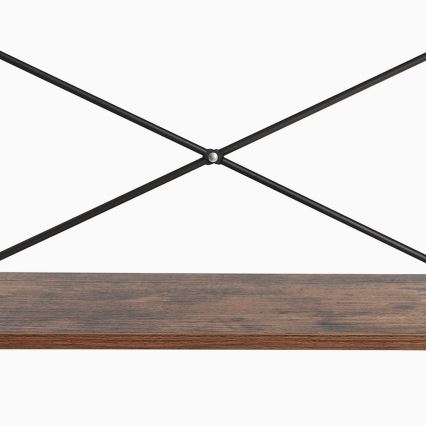 Bibliotecă NAVARO maro/negru