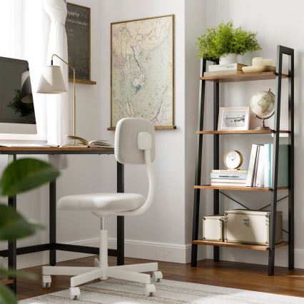 Bibliotecă NAVARO maro/negru