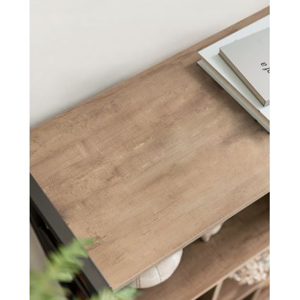 Bibliotecă NAVARO maro/negru