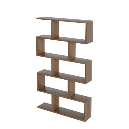 Bibliotecă NILUFER 156x90 cm maro