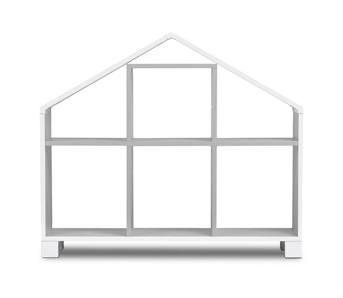 Bibliotecă pentru copii MIRUM 807x934 cm alb/gri