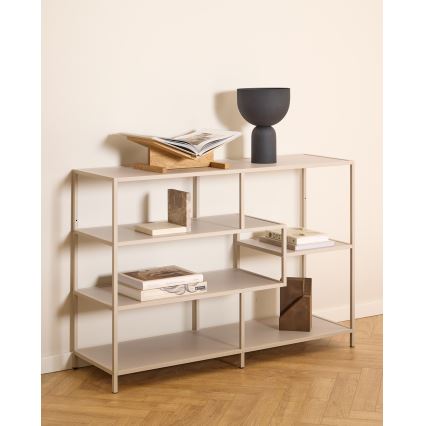 Bibliotecă SARON, 114 x 78 cm, gri