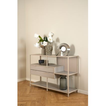 Bibliotecă SARON 114x78 cm gri