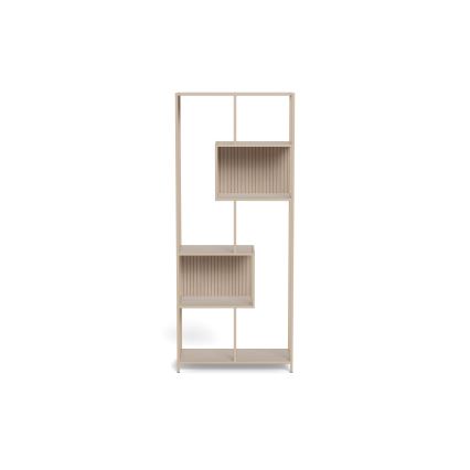 Bibliotecă SARON 77x185 cm, gri