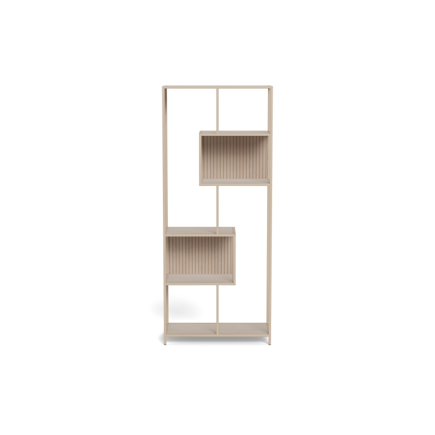 Bibliotecă SARON 77x185 cm, gri