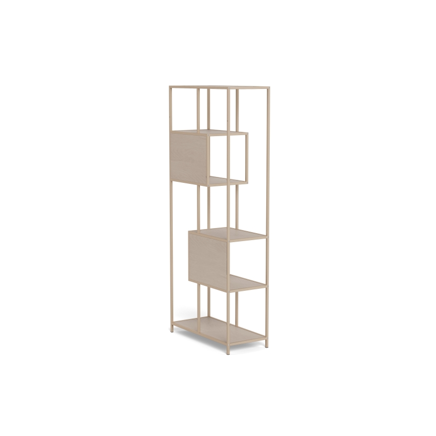 Bibliotecă SARON 77x185 cm, gri