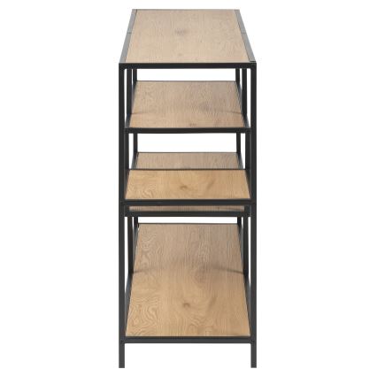 Bibliotecă SARON stejar/negru