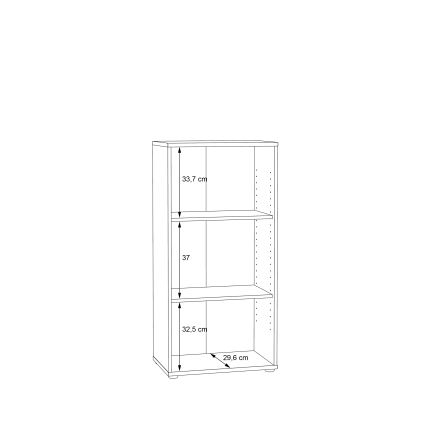 Bibliotecă URAN, stejar Artisan