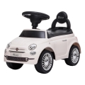 Bicicletă fără pedale Fiat 500 crem