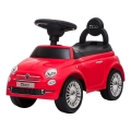 Bicicletă fără pedale Fiat 500 roșu