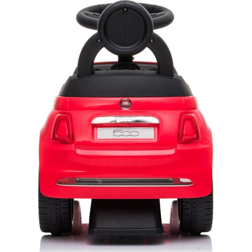 Bicicletă fără pedale Fiat 500 roșu