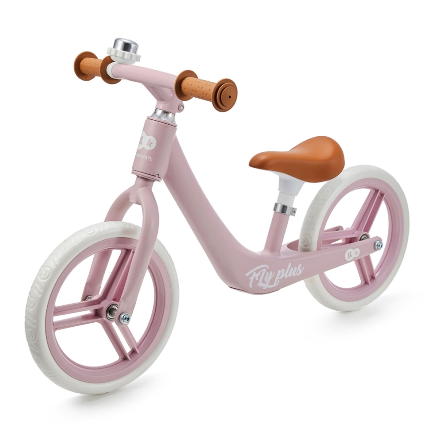 Bicicletă fără pedale KINDERKRAFT FLY PLUS Powder pink