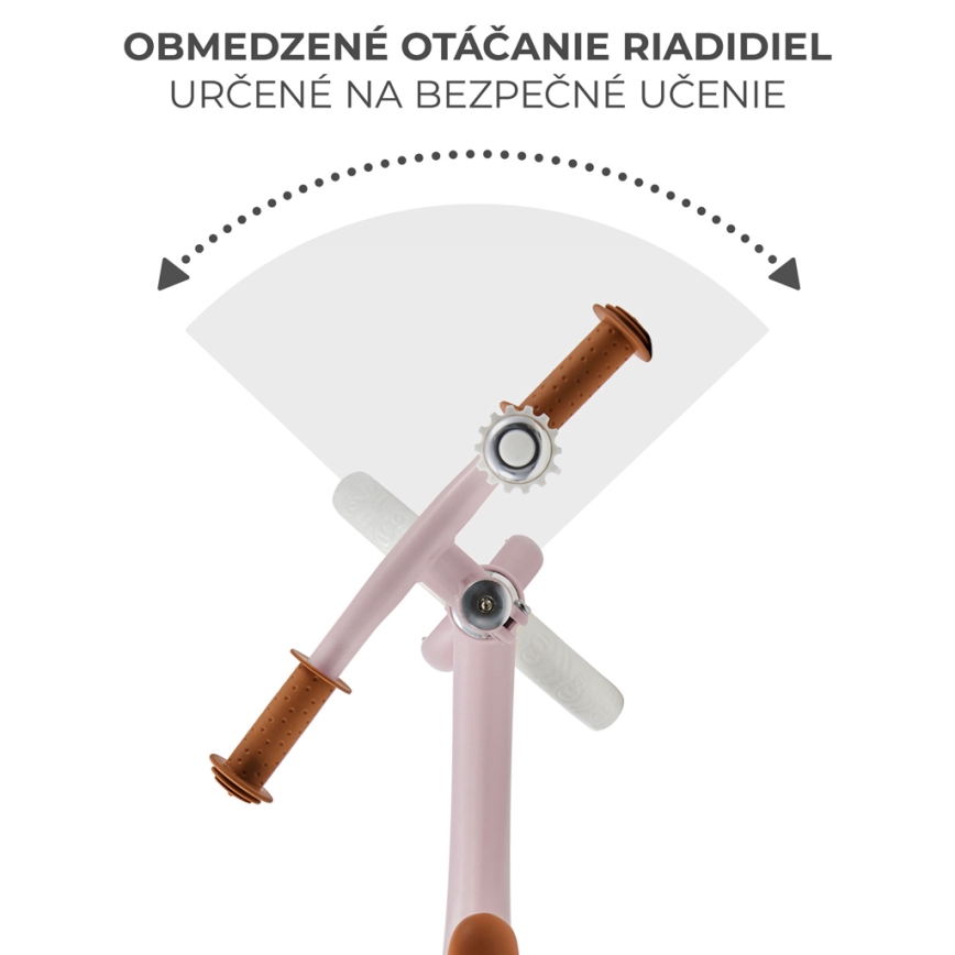 Bicicletă fără pedale KINDERKRAFT FLY PLUS Powder pink