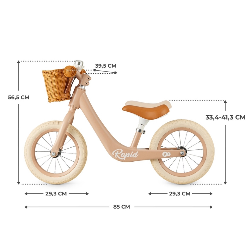 Bicicletă fără pedale KINDERKRAFT SELECT RAPID2 pink