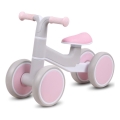 Bicicletă fără pedale KVADROLET gri/roz