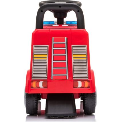 Bicicletă fără pedale Mercedes C-Class mașină de pompieri, roșu