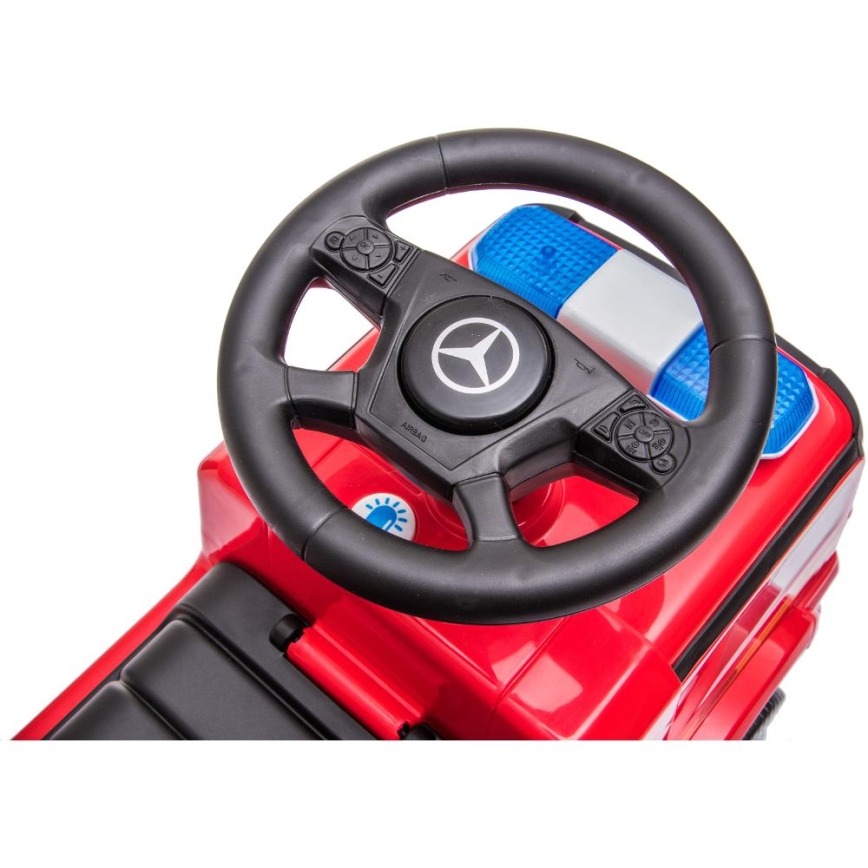 Bicicletă fără pedale Mercedes C-Class mașină de pompieri, roșu