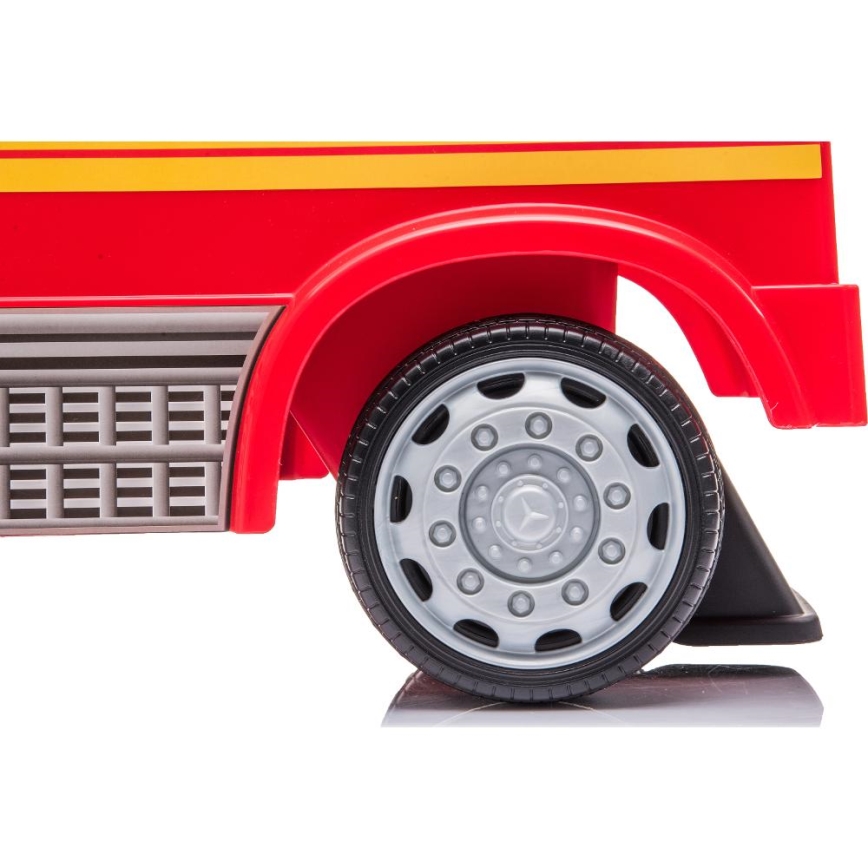 Bicicletă fără pedale Mercedes C-Class mașină de pompieri, roșu