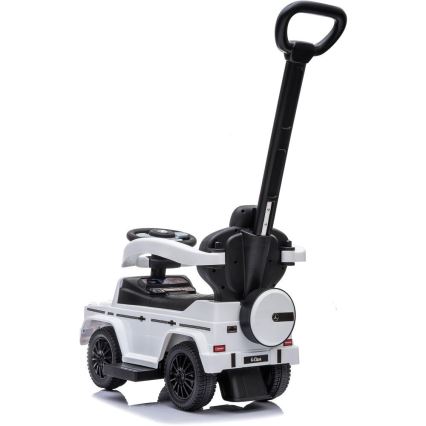 Bicicletă fără pedale Mercedes G350d 3 în 1 alb/negru