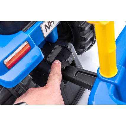 Bicicletă fără pedale NEW HOLLAND albastră/neagră