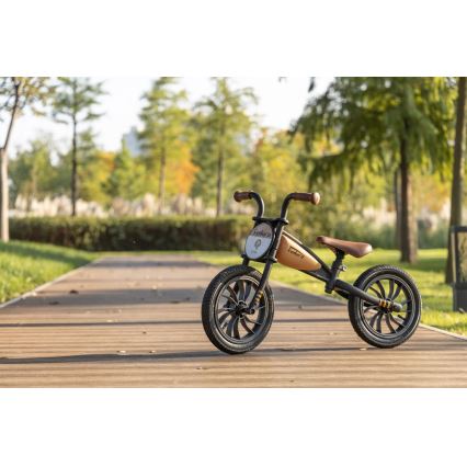 Bicicletă fără pedale QPlay FEDURO negru/bej