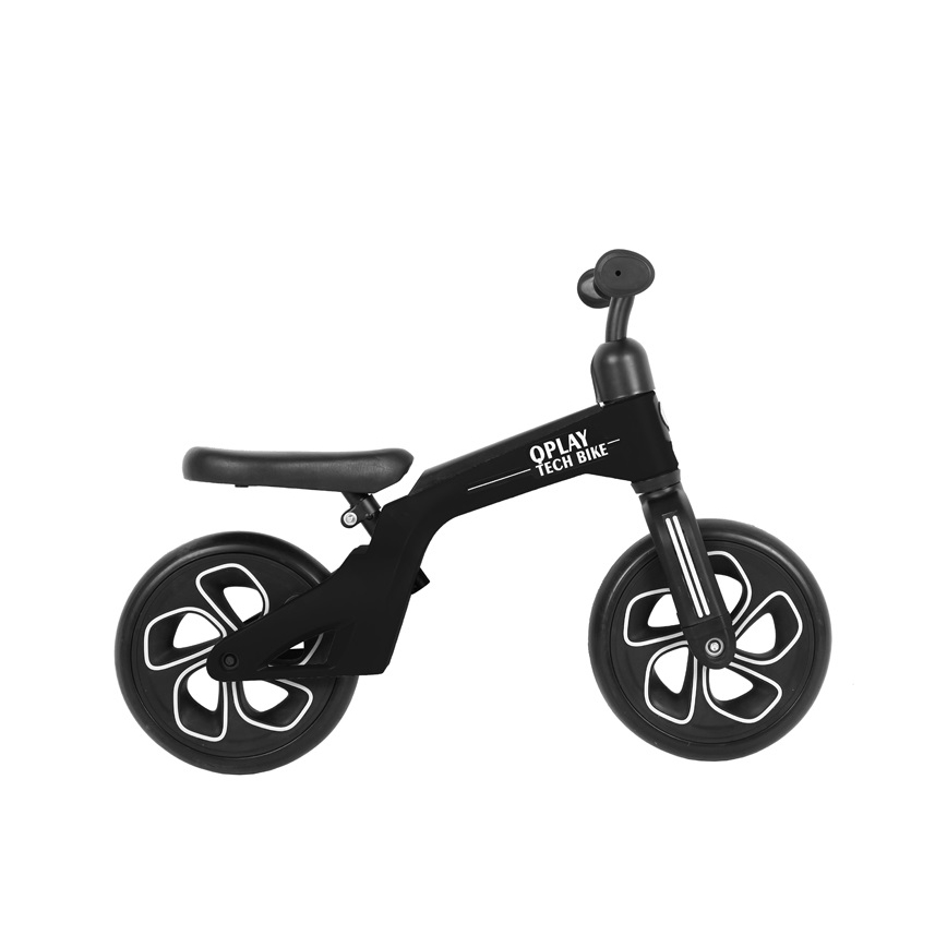 Bicicletă fără pedale QPlay TECH, neagră