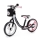 Bicicletă fără pedale SPACE neagră/roz KINDERKRAFT