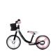 Bicicletă fără pedale SPACE neagră/roz KINDERKRAFT