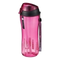 Bidon sport cu pai 550 mm roz