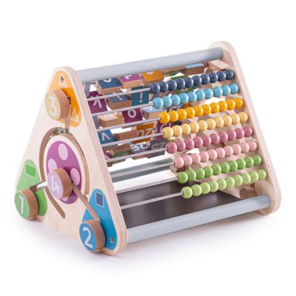 Bigjigs Toys - Triunghi activ cu animăluțe