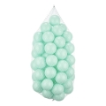 Bile din plastic 50 buc. d. 7 cm verde-mentă