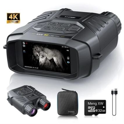 Binoclu cu vedere nocturnă 6x25, cu baterie de 4000 mAh
