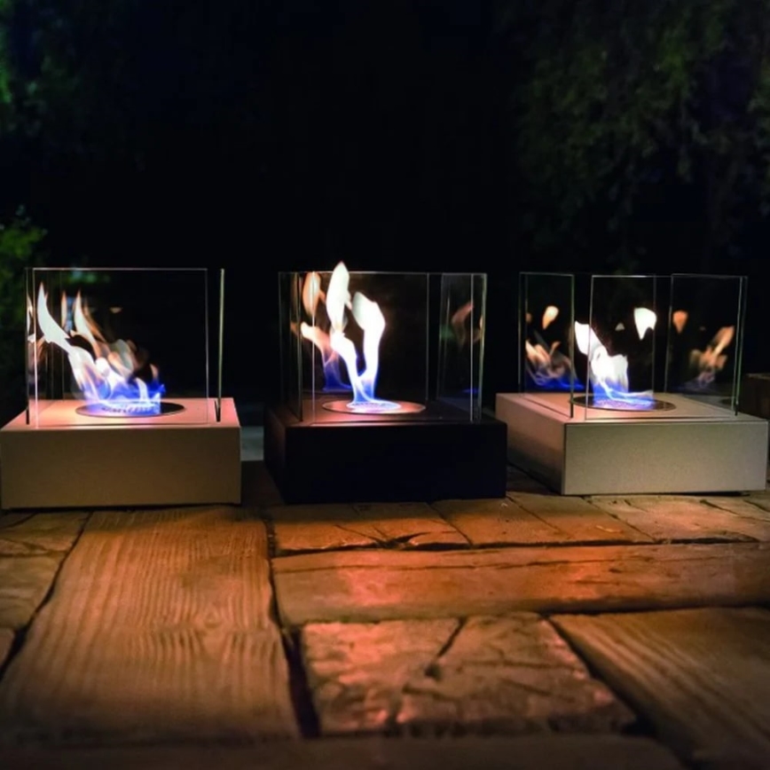 Kratki - Șemineu BIO 30,3x30 cm 1kW alb